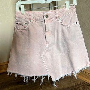 Paris Atelier | & Other Stories Pink Denim Skirt